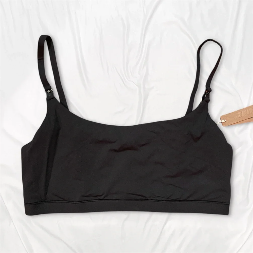 Skims Fits Everybody Maternity Bra in Onyx • NWT - Picture 8 of 12